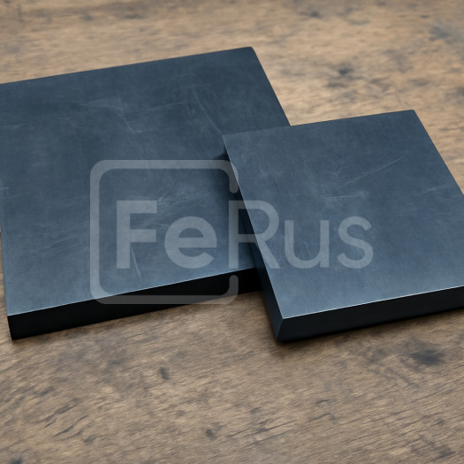 Плита капролон графитонаполненный 40х1000х2000 мм ПА-6 СТО 004-17152852-2013 черный