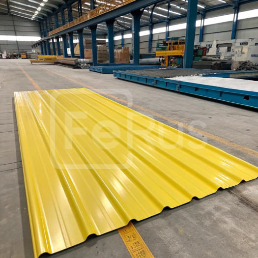 Профнастил С10 полиэстер (Zn100-180) 0,65х1100х1200 мм, RAL 1018