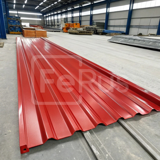 Профнастил С20 полиэстер (Zn100-180) 0,35х1100х1200 мм, RAL 3009