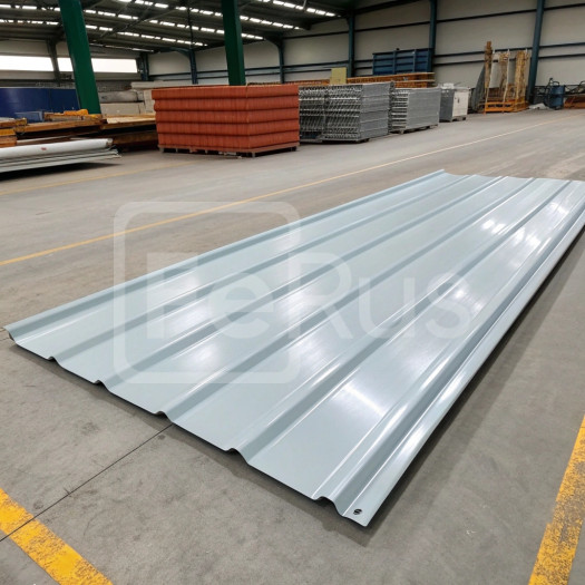 Профнастил С20 полиэстер (Zn100-180) 0,35х1100х1200 мм, RAL 7035